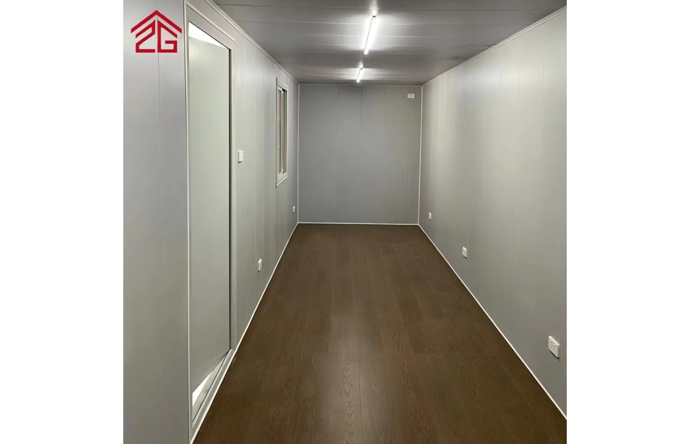 Casa container fissa personalizzata da 20 piedi con finestra dal pavimento al soffitto Casa container fissa personalizzata da 20 piedi con finestra dal pavimento al soffitto