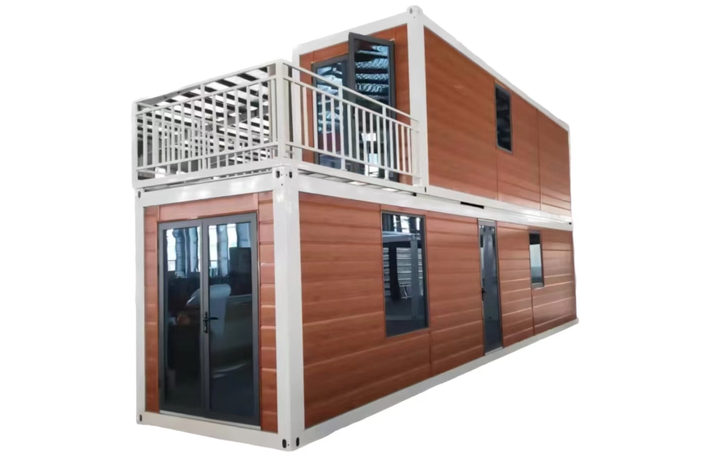 Casa container fissa personalizzata da 20 piedi con finestra dal pavimento al soffitto Casa container fissa personalizzata da 20 piedi con finestra dal pavimento al soffitto