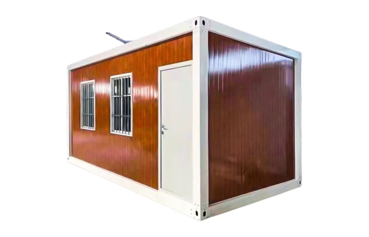 Casa container fissa personalizzata da 20 piedi con finestra dal pavimento al soffitto Casa container fissa personalizzata da 20 piedi con finestra dal pavimento al soffitto