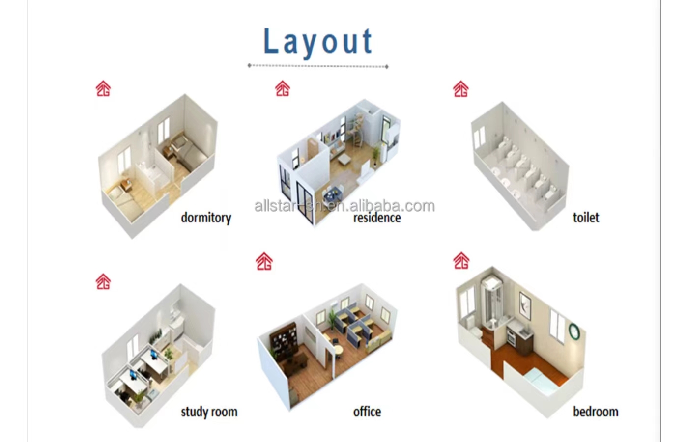 Casa container fissa personalizzata da 20 piedi con finestra dal pavimento al soffitto Casa container fissa personalizzata da 20 piedi con finestra dal pavimento al soffitto