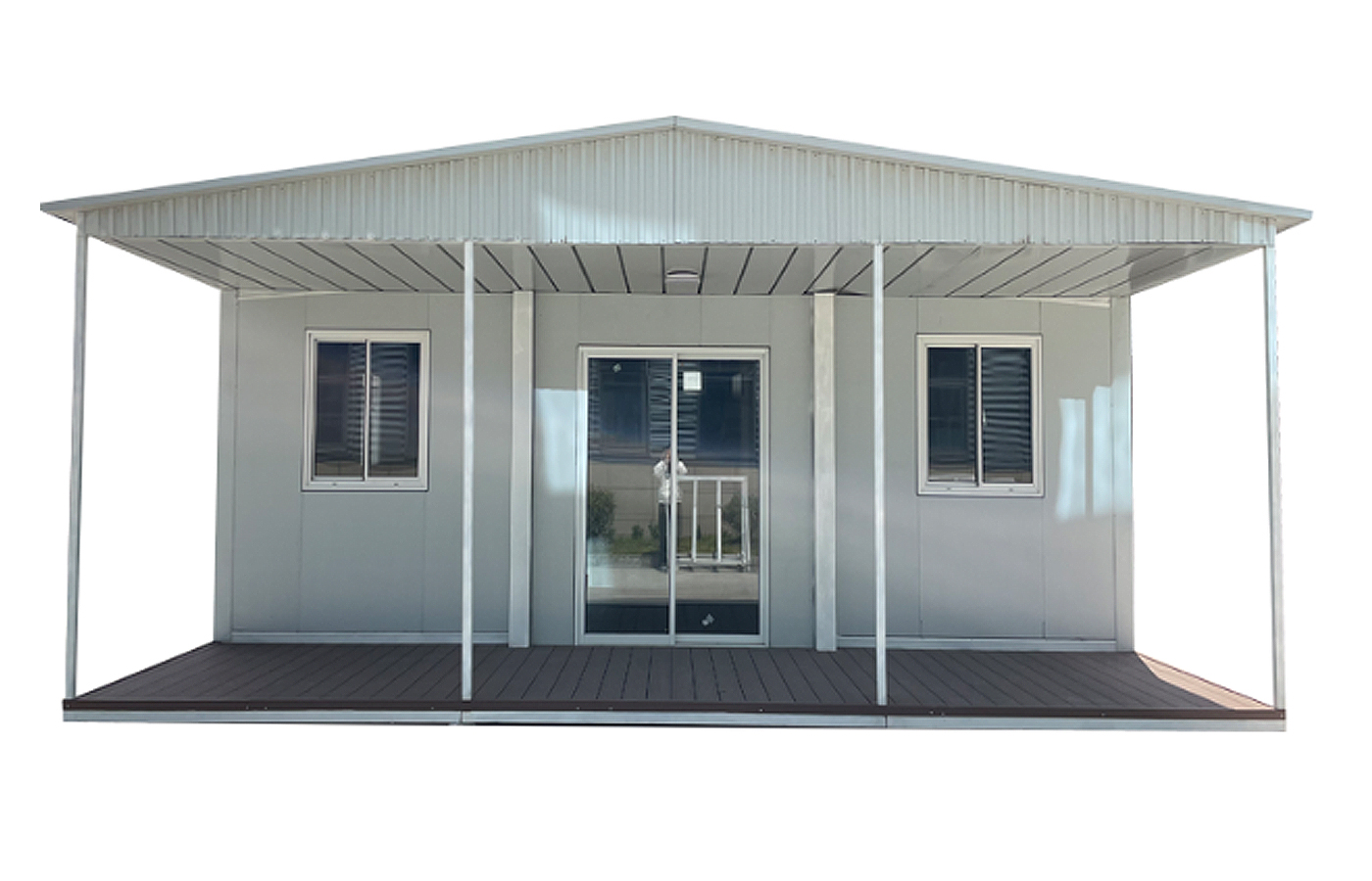 Negozio personalizzato con contenitore espandibile moderno da 20 piedi con finestra dal pavimento al soffitto Negozio personalizzato con contenitore espandibile moderno da 20 piedi con finestra dal pavimento al soffitto