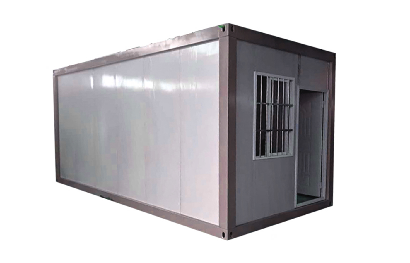 Casa container prefabbricata portatile da 20 piedi. Ufficio economico