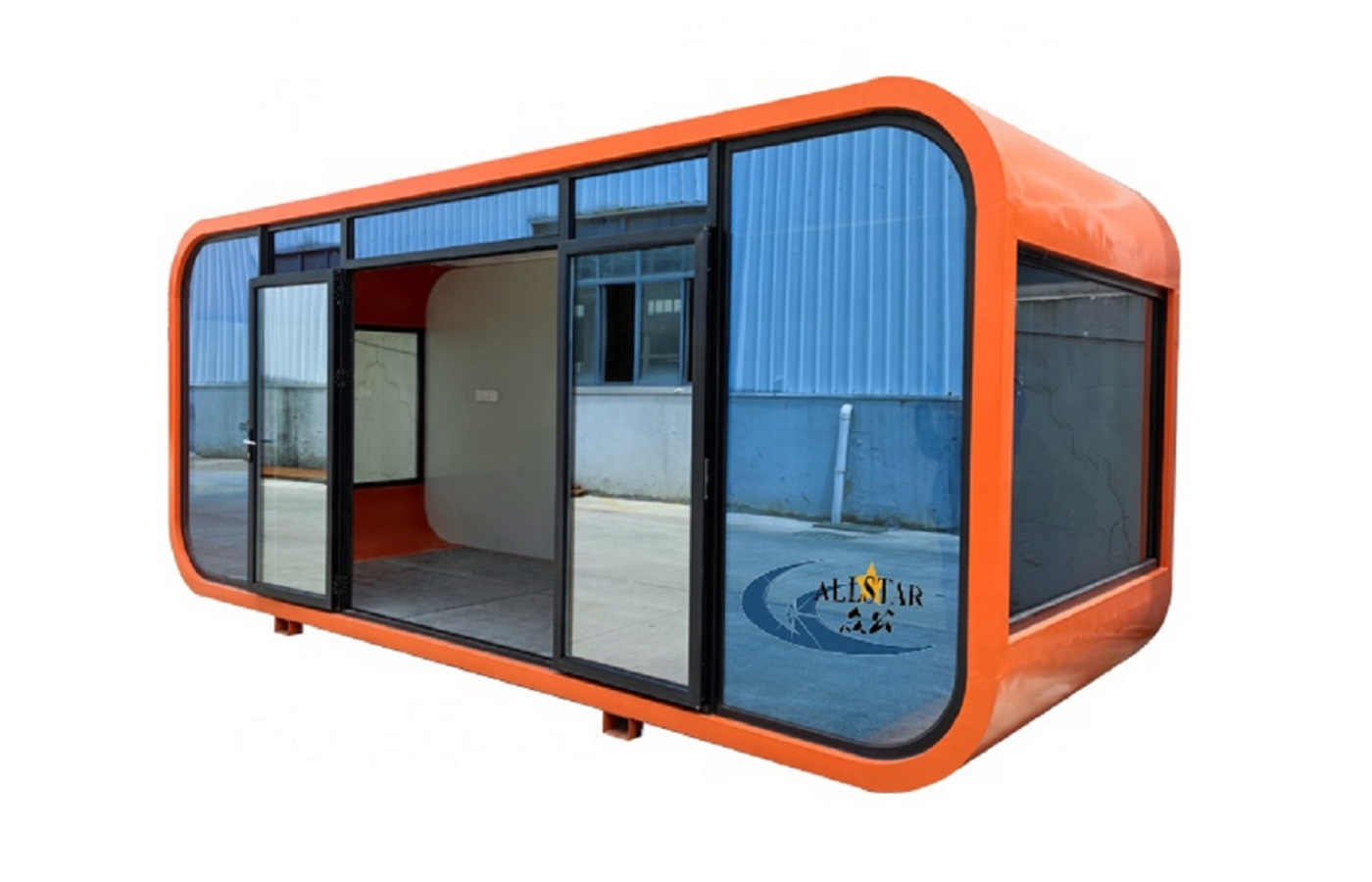 La casa moderna di lusso personalizzata per container Apple da 20 piedi risiede direttamente a casa